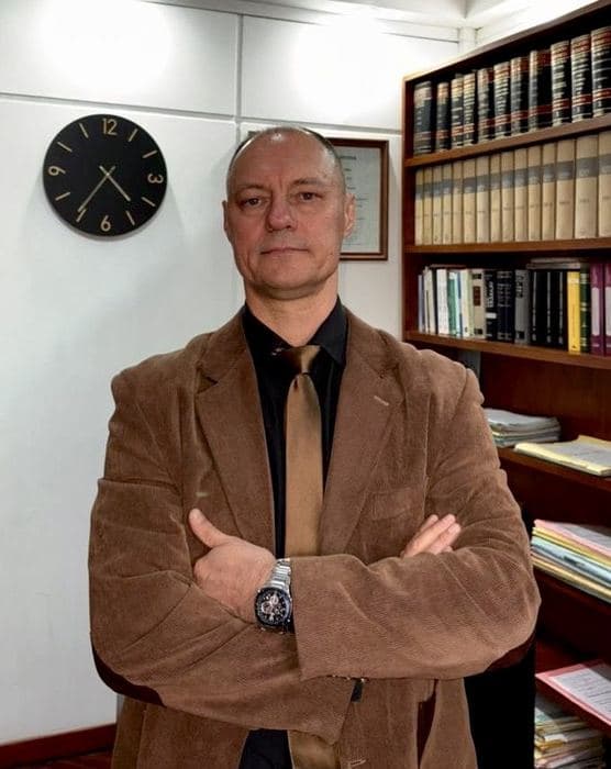 Retrato de Oleg Shcherbakov, abogado